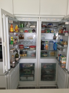 Shallow fridges in dry kitchen 